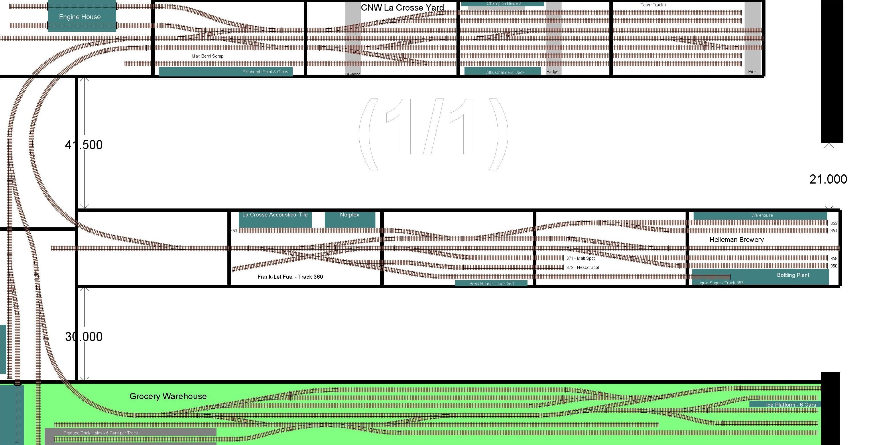Cedar River Valley Layout Plan